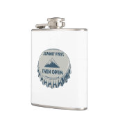 Gipfeltreffen zuerst öffnen flachmann (Links)