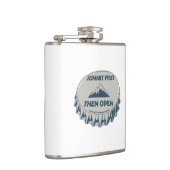 Gipfeltreffen zuerst öffnen flachmann (Rechts)