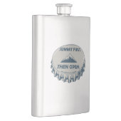 Gipfeltreffen zuerst öffnen flachmann (Rechts)