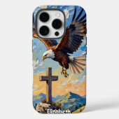 Gipfelwächter: Adler und Glaube Case-Mate iPhone Hülle (Rückseite)