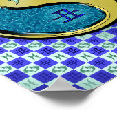 Gips und Metalle Poster (Ecke)