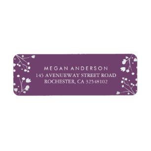 Gipskraut Amethyst und Silberhochzeit