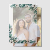 Gipskraut Aquamarine Vegetation Gemütliches Ambien Pergament Einladungen (Versatz (Ehepaar))