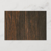 Gipskraut Barnwood Inspiriert Empfang Begleitkarte (Rückseite)