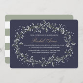 Gipskraut Bat Mitzvah Einladung (Vorne/Hinten)