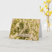 Gipskraut Beileid Karte (Gelbe Blume)