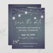 Gipskraut BG Chalkboard Foto Retten Datum (Vorne/Hinten)