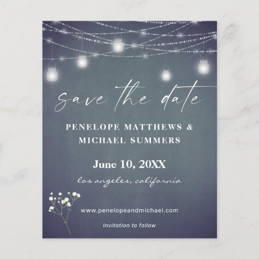 Gipskraut BG Chalkboard Foto Retten Datum (Vorderseite)