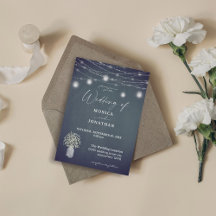 Gipskraut Blue Gray Chalkboard & String Lights