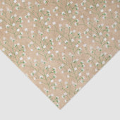 Gipskraut Blume Boho Chic Taufe Hochzeit Seidenpapier (Detail)