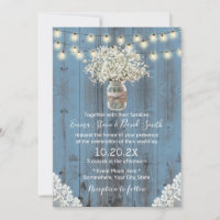 Gipskraut Blume Dusty Blue Barn Wedding
