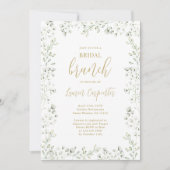 Gipskraut Brautparty Einladung (Vorderseite)