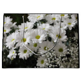 Gipskraut & Daisies Große Geschenktüte (Vorderseite)