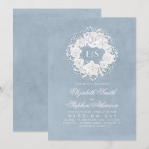Gipskraut Dusty Blue Floral Wedding