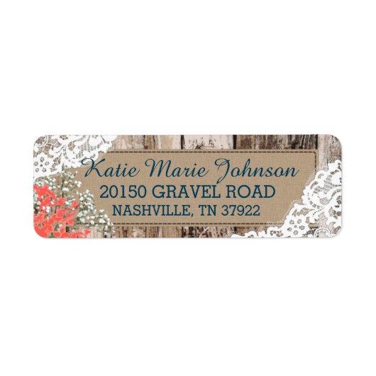 Gipskraut für rustikale Hochzeiten (Vorne)