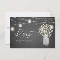 Gipskraut, G Chalk & String Lights mit Mahlzeiten