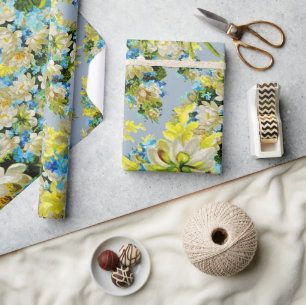 Gipskraut-Geschenkpapier und Geschenkpapier