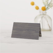 Gipskraut Gold Blume Wreath Rustikale Hochzeit Platzkarte (Rückseite)