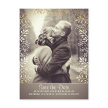 Gipskraut Gold Foil Foto Save the Date