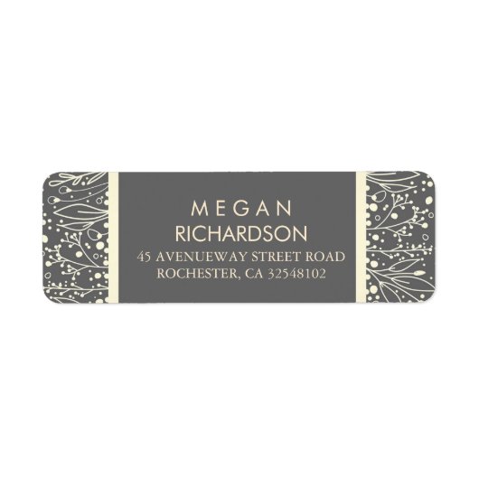 Gipskraut Gold Frame Floral Wedding (Vorne)