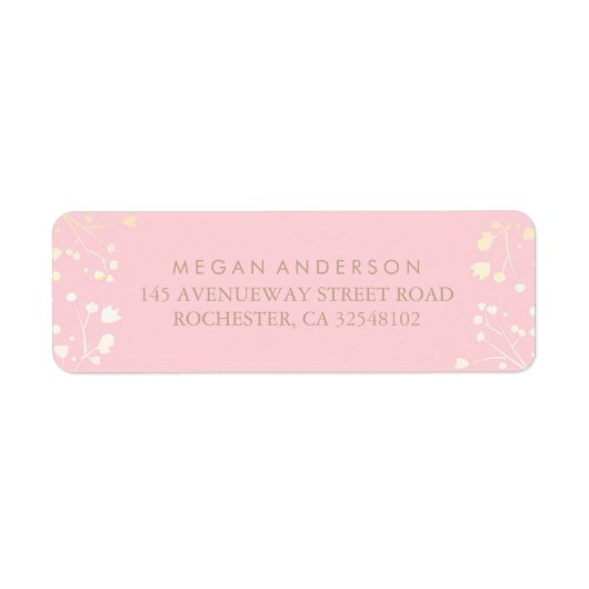 Gipskraut Gold und Rosa Hochzeit (Vorne)