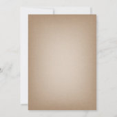 Gipskraut-GrenzCardstock inspiriertes Einladung (Rückseite)