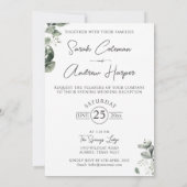 Gipskraut Hochzeit Einladungen Gypsophila Sage (Rückseite)