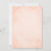 Gipskraut Hochzeit von Wasserfarben Einladung (Rückseite)