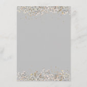 Gipskraut-Hochzeitkarte Begleitkarte (Rückseite)