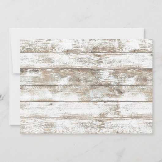 Gipskraut Jar Beach Starfish Brautparty Einladung (Rückseite)