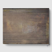 Gipskraut Lantern Rustikale Eichenholz Gästebuch (Rückseite)