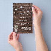 Gipskraut Lights Hochzeitsempfang LG Flyer (Handgriff)