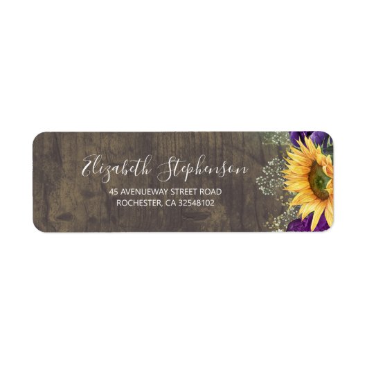 Gipskraut Lila Rose Sonnenblumen Hochzeit im Herbs (Vorne)