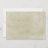 Gipskraut & Mason Jar Erntedank Dinner Einladung (Rückseite)