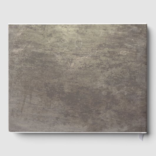 Gipskraut Mason Jar Rustic Wedding Gästebuch (Rückseite)