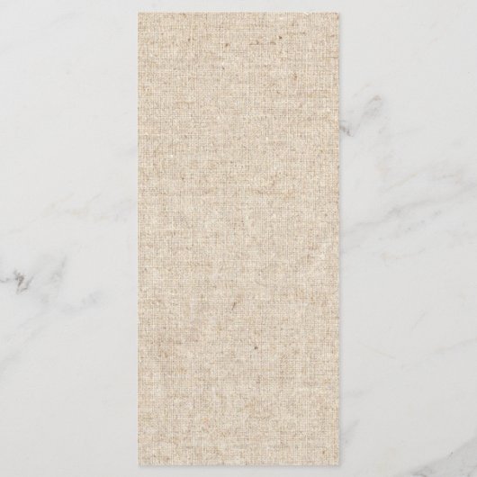 Gipskraut Mason Jar Rustic Wedding Menu Menükarte (Rückseite)