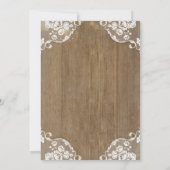 Gipskraut Mason Jar Sunflowers Babydusche Einladung (Rückseite)