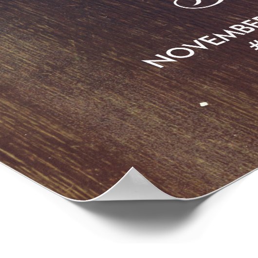 Gipskraut Mason Jar Wedding Begrüßungszeichen Poster (Ecke)