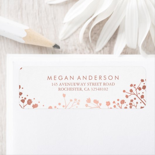 Gipskraut Rose Gold und White Wedding (Insitu)