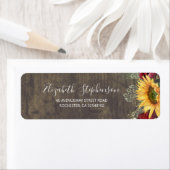 Gipskraut Rote Rosen Sonnenblumen Hochzeit im Herb (Insitu)