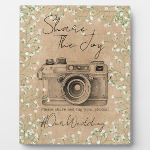 Gipskraut Social Media Share Foto Add Hashtag Fotoplatte