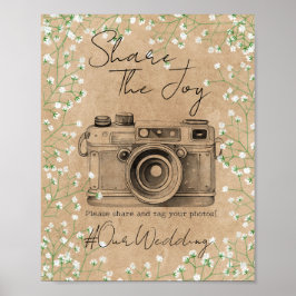 Gipskraut Social Media Share Foto Add Hashtag Poster