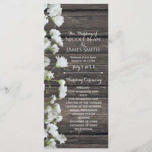 Gipskraut über das Länderprogramm für rustikales H Programm (Vorderseite)