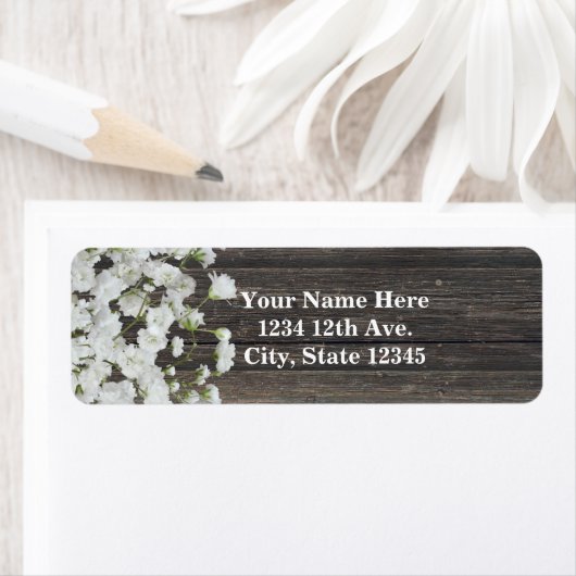 Gipskraut über Rustikale Holzlandschaften (Insitu)