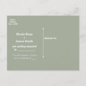 Gipskraut über Rustikale Holzlandschaften Ankündigungspostkarte (Rückseite)