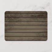 Gipskraut und Lavendel RSVP Karte (Rückseite)