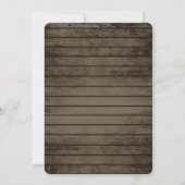 Gipskraut und Lavender mit Jar Wedding Einladung (Rückseite)