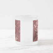 Gipskraut und Rose - Kirsche Mattglastasse (Mittel)