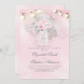 Gipskraut- und Rosenbindungspartei Einladung (Vorne/Hinten)