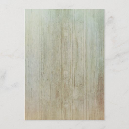 Gipskraut und Vintage Laternenhochzeiten Details Begleitkarte (Rückseite)